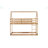 Rubber Wood Floor Bunk Bed, With Ladder,Guardrails-1211072998