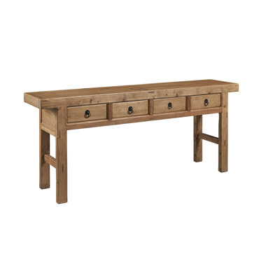 Umber 86.5'' Solid Wood Console Table