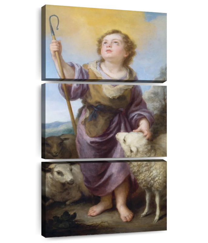 The Good Shepherd, 62" H x 30" W
