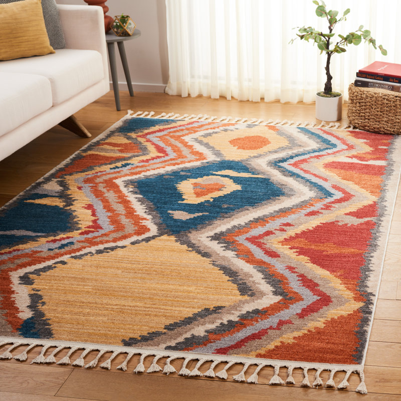 Yohan Southwestern Indoor Rug, Rectangle 5'1" x 7'3"