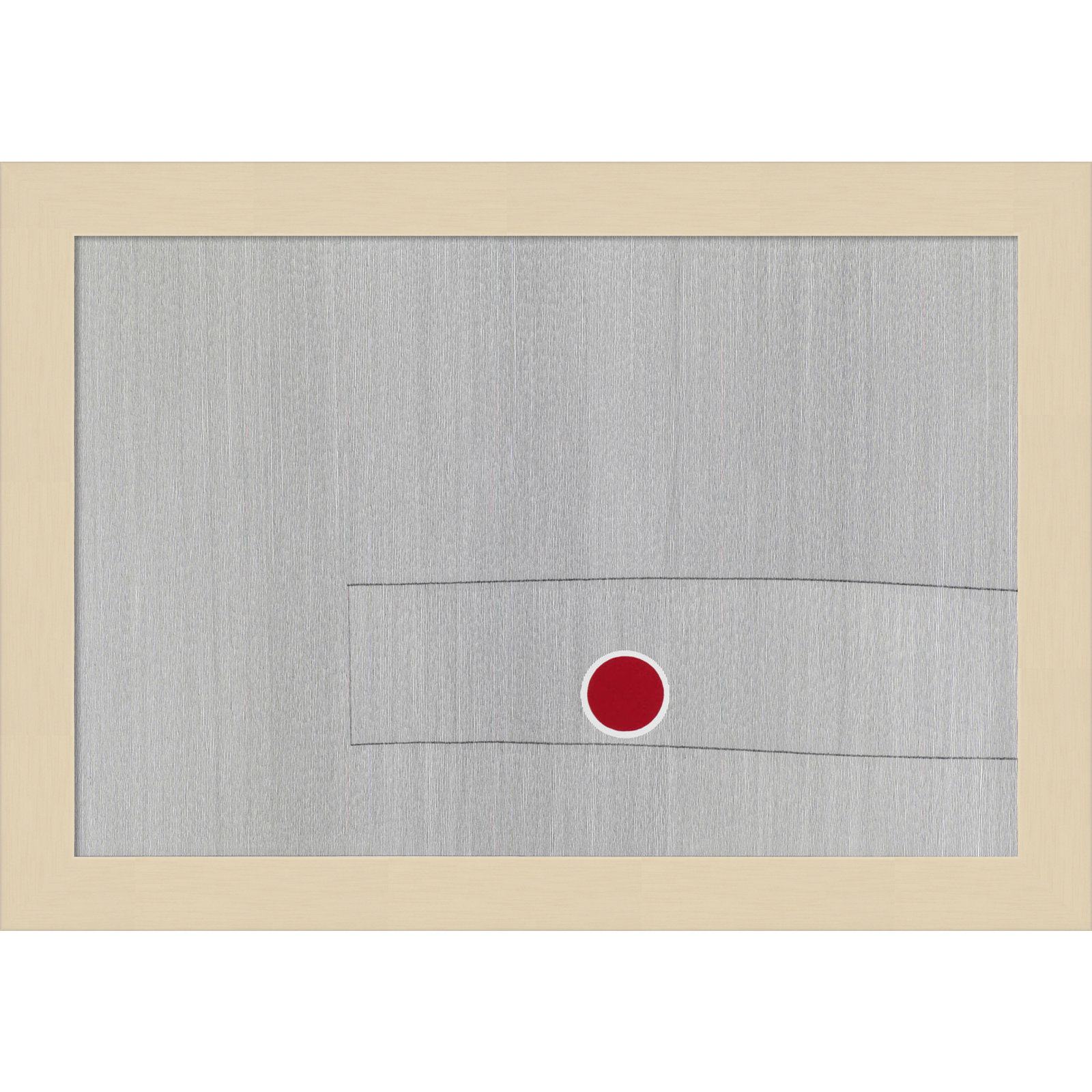 Grey Drawing Fifty Seven by Alex Dunn, 9" H x 13" W x 1" D, Brown