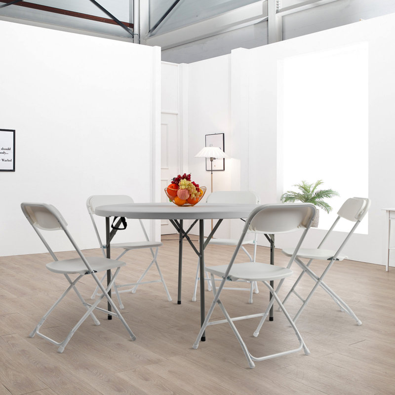 121.9cm Round Portable Banquet Table