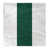 Blanc / Vert foncé