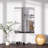 Frameless Rectangle Full Length Metal Wall Mirror Set Home Gym Mirror with Tempered Glass (Set of 3)-162864790