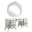 Coiffeuse Muazzam avec miroir et fauteuil