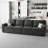 Velvet Sectional Sofa Bed Sleeper-1820958725
