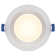 4-in. Slim Recessed LED Downlight, Colour Temperature Selection, Dimmable, Stepped Baffle, White Trim