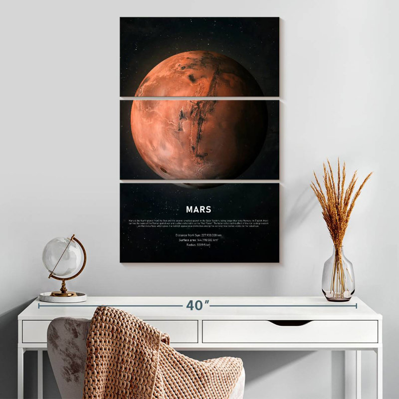 Oberle description de Mars, H 32 po x l 20 po