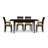 Sarah 4 - Person Solid Wood Top Four Leg Dining Set-16848869-37101028-39921277