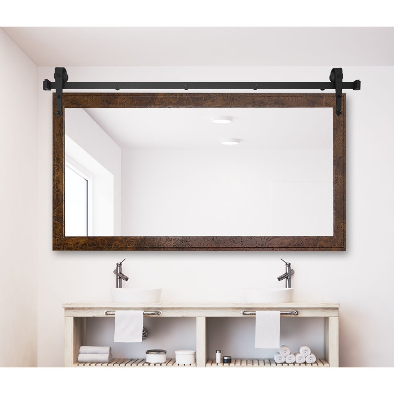 Jossa Engineered Wood Flat Mirror, 30.5" H x 47.5" W x 0.75" D