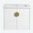 Brilan 23.8'' Single Bathroom Vanity with Ceramic Top