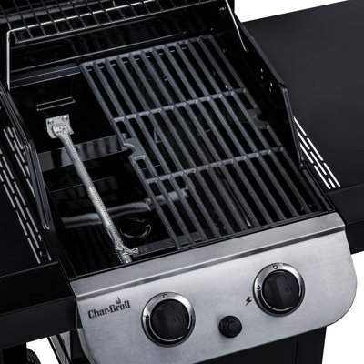 Char-Broil Convective Series 210B - 2 Burner Gas Barbecue Grill, Black Finish