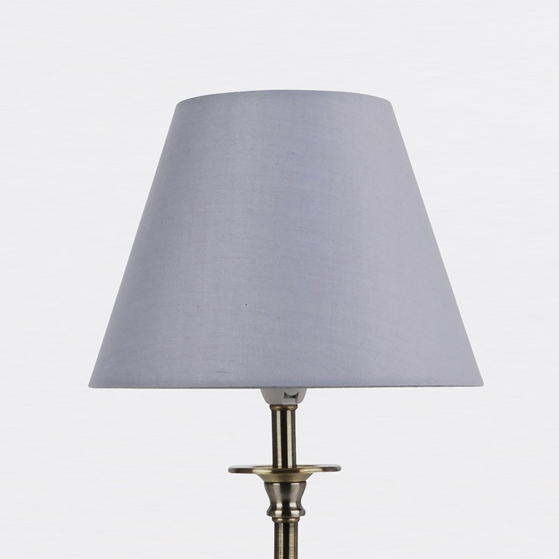 Avoca Lamp, Chrome, Grey