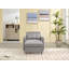 Futon-chaise convertible 3-en-1 avec ports USB-1454221186