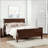 Queen Sleigh Bed in Dark Cherry