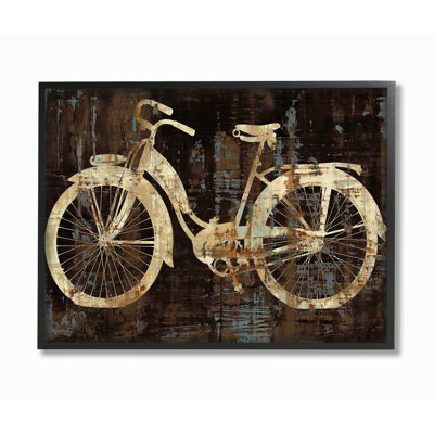 « patined bicycle »-impression sous forme d’art