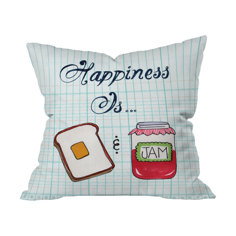 Coussin décoratif extérieur toast et bourrage heather dutton, 18 po x 18 po