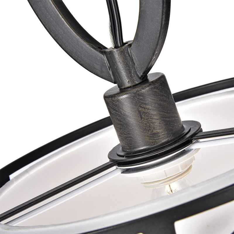 Luminaire tambour à tambour simple 1 lumières Denny