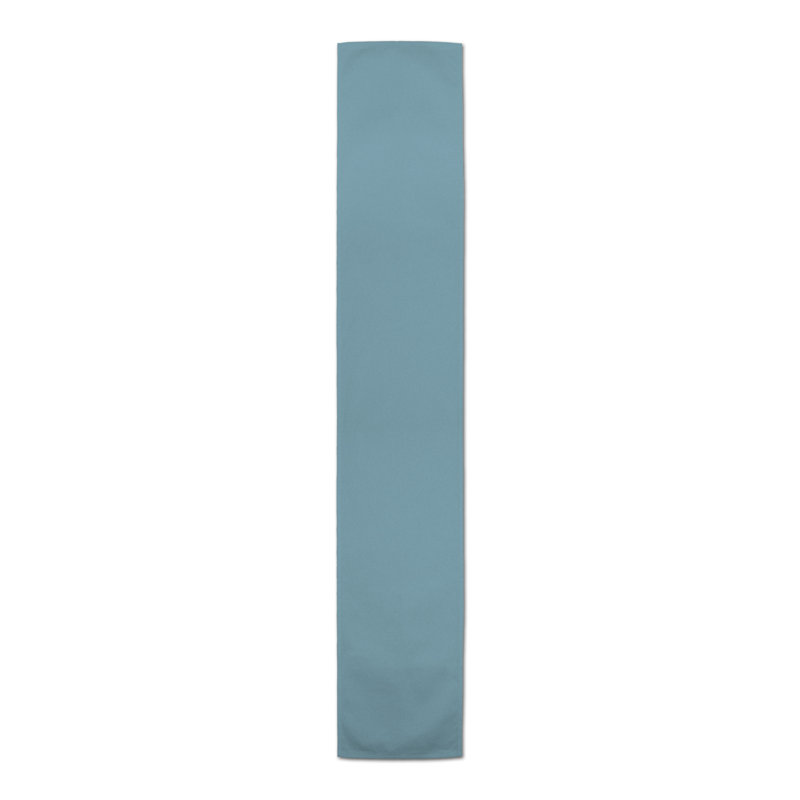 Costantina Rectangle Polyester Table Runner, 16" D x 90" L, Blue