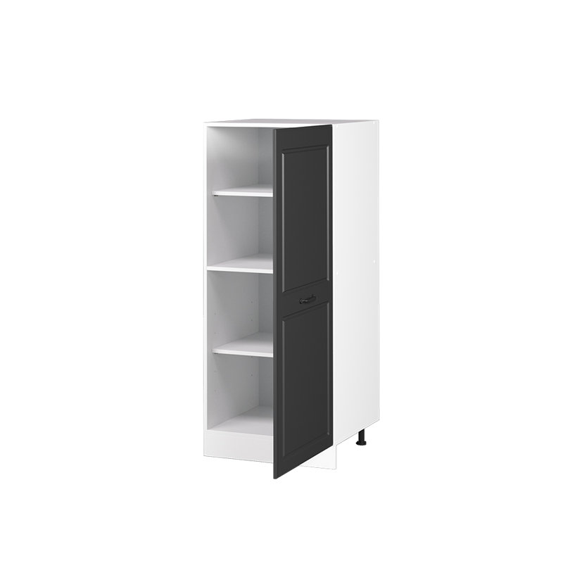 Flitwick Module 280 + front full country house white (63), White/Dark Grey