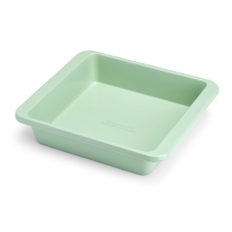 KitchenAid® 9In Nonstick Aluminized Steel Square Cake Pan, Pistachio