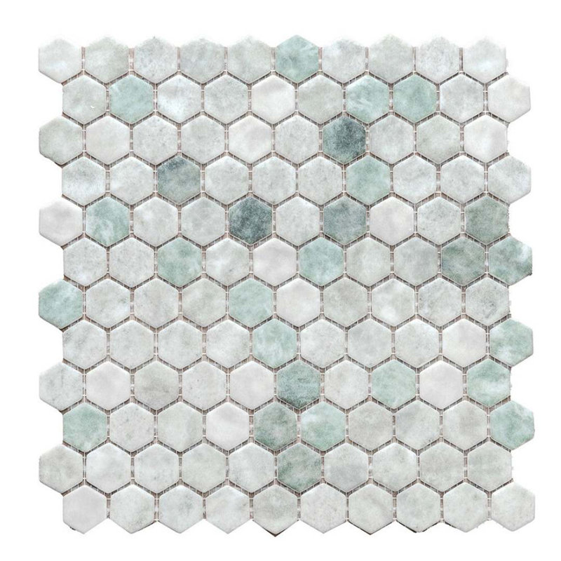 Eterna 1" x 1" Straight Edge Glass Mosaic Wall And Floor Tile, Green