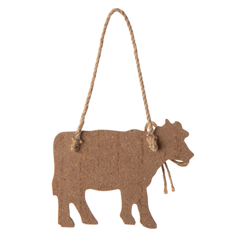 Ornement figurine pour fêtes de vache