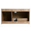 Meuble-lavabo mural de 36 po avec meuble-lavabo en gel avec espace intérieur spacieux et conception moderne