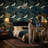Crane Wallpaper Pine Peel And Stick Cloud Wall Mural