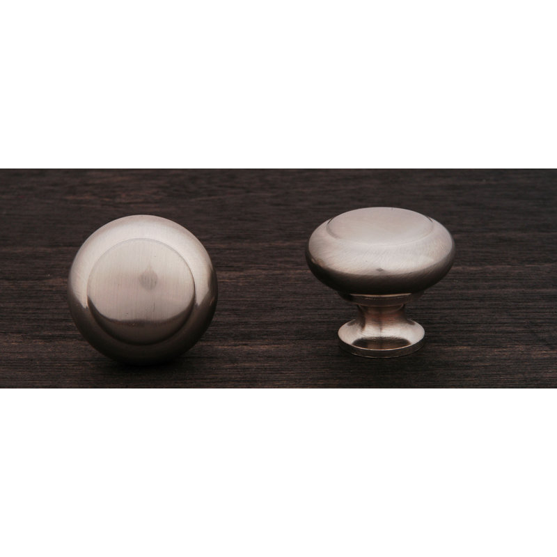 CK Series 1 1/4" Diameter Mushroom Knob, Satin Nickel (Pewter)