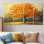 Ensemble de salon mural orange orange Whisper Tree American Basswood I - Tree American Basswood