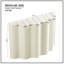 Canapé et table console Modern Wavy Beige, 47,24 pouces
