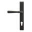 Hammered Newbury Lock Door Handle-56209740