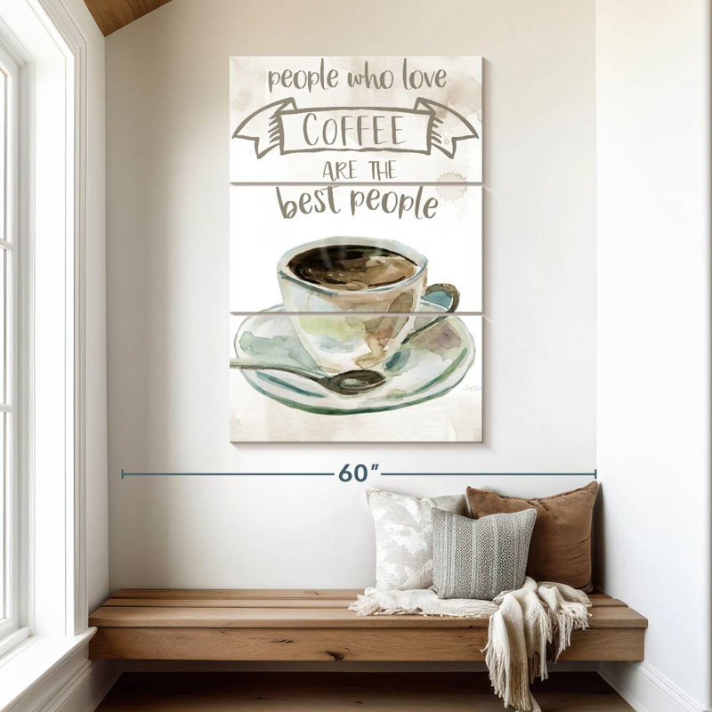 Les gens qui aiment le café, H 50 po x l 32 po