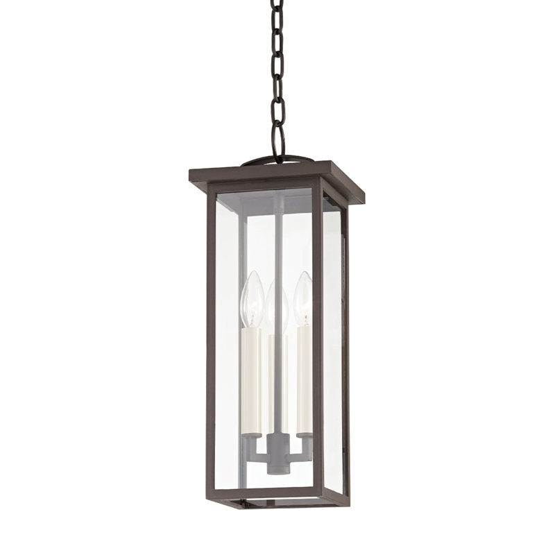Eden 3 Light Pendant, Textured Bronze