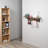 Ciardi Floating Shelf with Hooks - Wall Mounted Storage Shelf, Space Saving Organizer-595470629-559928235