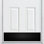 Plaque de protection pour porte Ackman - Aluminium anodisé - Support magnétique pour portes en acier