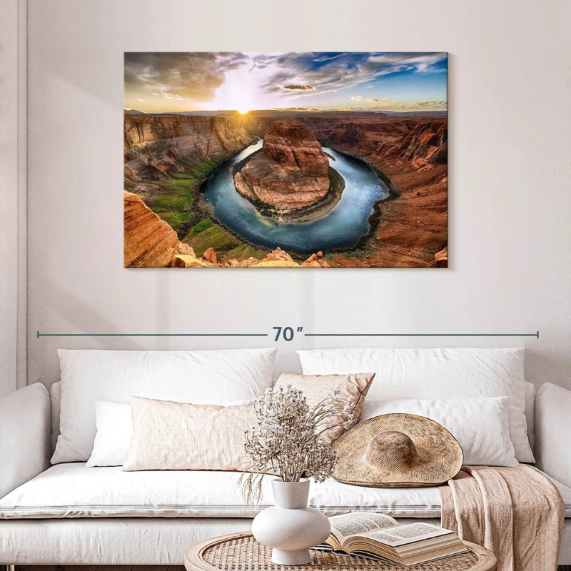 Alvord Horseshoe Bend Sunrise, 30" H x 45" W