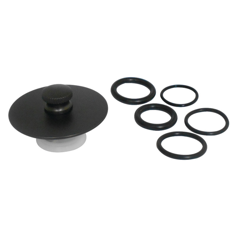 Kingston Brass Trimscape Universal Cover-Up Tub Drain Stopper, Oil Rubbed Bronze