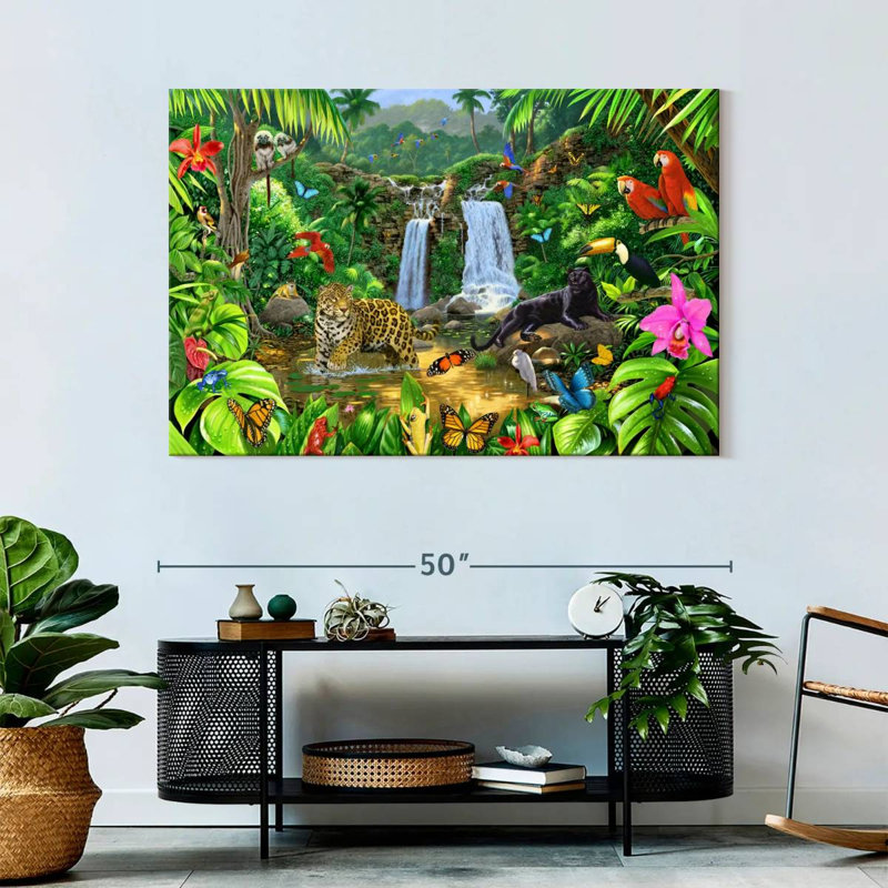 Brampt Rainforest Harmony I, 32" H x 48" W