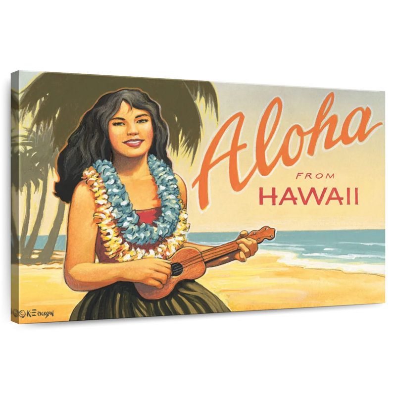 Gillard Aloha d'Hawaï II, H 30 po x l 45 po