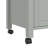 vidaXL Kitchen Trolley MONZA 23.6"x15.7"x34.8" Solid Wood Pine-82670621