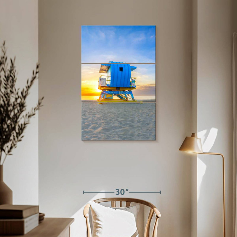 Nicci Miami Beach Sunrise Memories, 65" H x 42" W