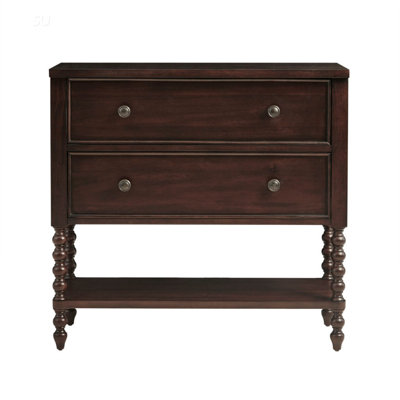 2 Drawer 36'' W Solid Wood Chest
