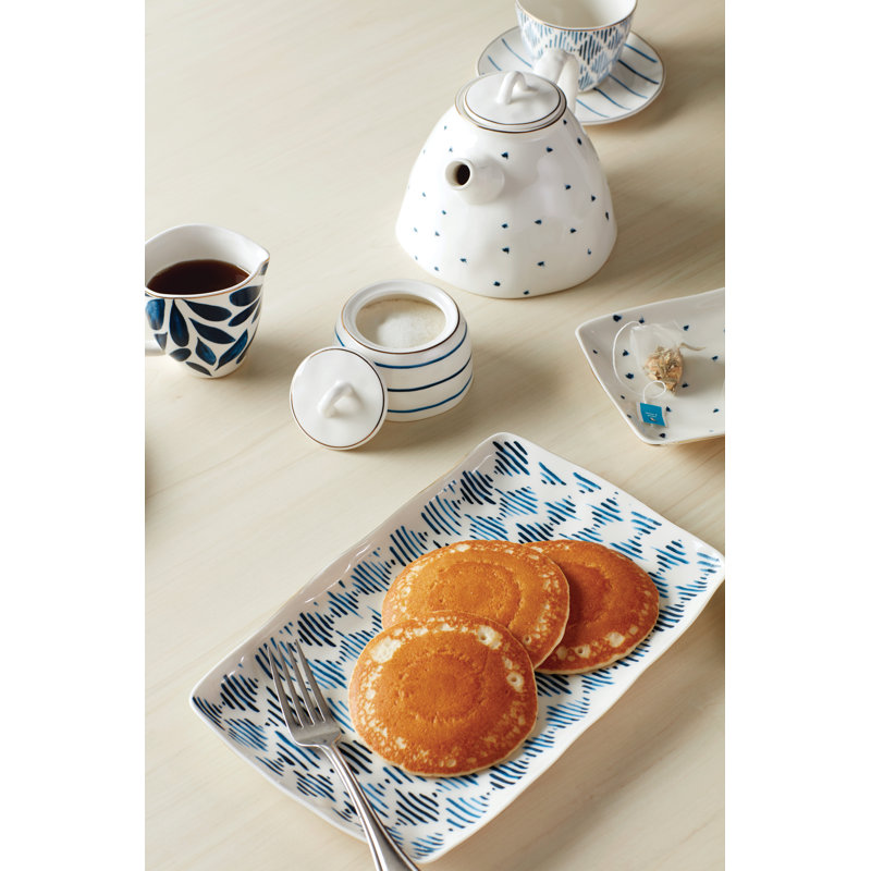 Blue Bay Porcelain Tea Set for 2 People