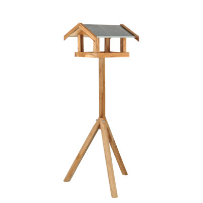Rectangular Oak Bird Table