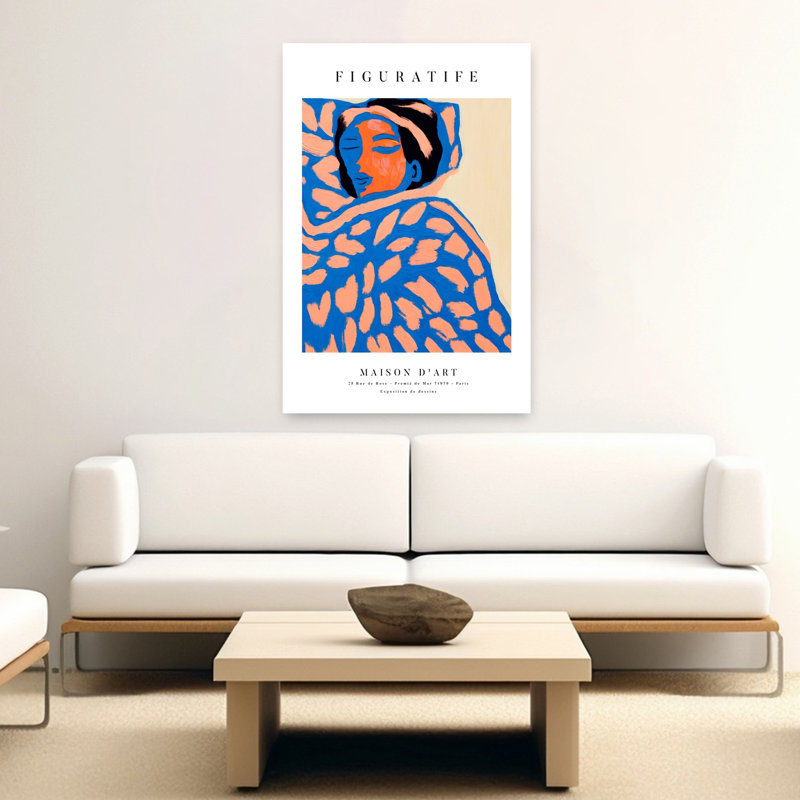 Art contemporain, art contemporain abstrait, H 60 po x l 40 po