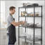 Étagères grillagées robustes à 5 niveaux réglables - supports de rangement en métal résistant à la rouille pour la cuisine, le garage, la salle de bain et le garde-manger (P 29,53 po x l 13,78 po x H 59,06 po)-129038090