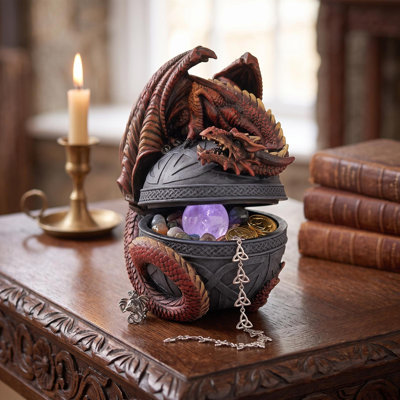 Dragon Protector of the Celtic Orb Decorative Box