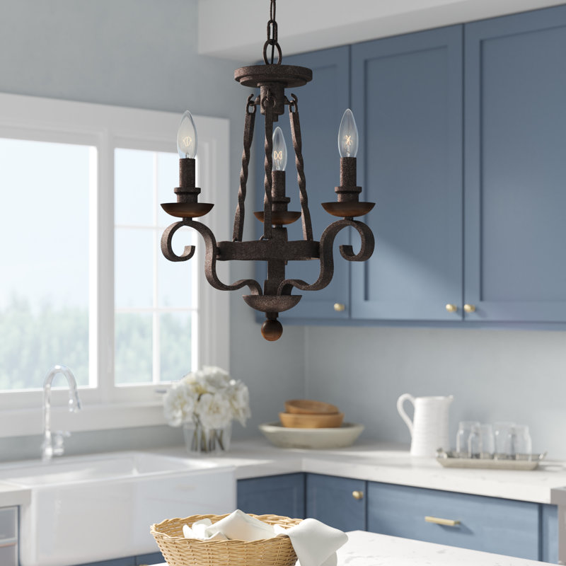 Ashle 3 - Light Dimmable Empire Chandelier